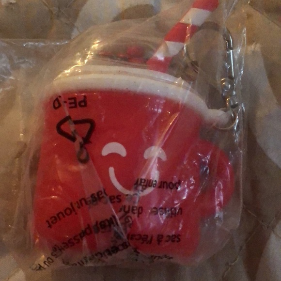 NWOT Bath & Body Works Pocketbac holder. Mug with straw & beads that rattle. - Picture 6 of 6